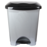 Large Capacity Foot Pedal Trash Can with Inner Bin (50L), Kitchen Foot Pedal Trash Can